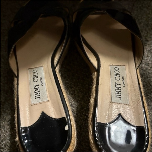 Jimmy Choo Black Espadrilles